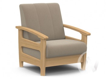 Кресло для отдыха Омега (бук лак/CATANIA LATTE) в Кодинске - kodinsk.mebel54.com | фото