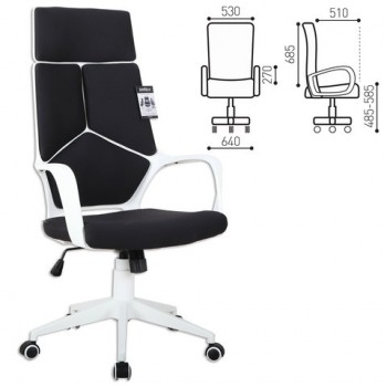 Кресло офисное BRABIX Prime EX-515 (черная ткань) в Кодинске - kodinsk.mebel54.com | фото