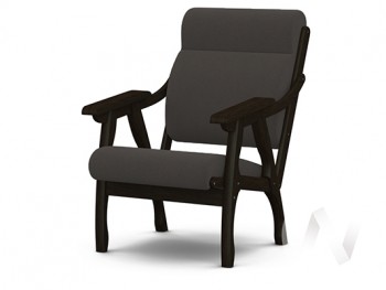Кресло Вега-10 (венге лак/ULTRA GRAFIT) в Кодинске - kodinsk.mebel54.com | фото