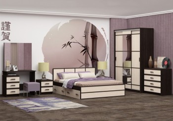 Модульная спальня Сакура в Кодинске - kodinsk.mebel54.com | фото